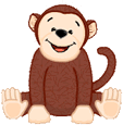 Sitting monkey avatar