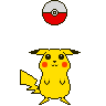 Pikachu bounces pokeball avatar