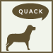 Quacking dog avatar