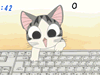 Typing kitty avatar