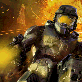 Master Chief shooting avatar