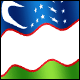 3D Uzbekistan Flag avatar