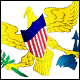 3D Virgin Islands Flag avatar
