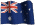 Australian flag animated avatar