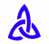 Trinity knot colored avatar