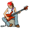Guitar strumming avatar