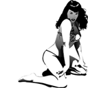 Bettie Page art avatar