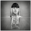 Woman behind glass avatar
